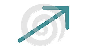 Upward Trend Arrow: Indicator of Progress & Success, vector design Generative AI