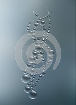 Upwelling air bubbles photo