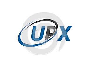 UPX letter creative modern elegant logo design