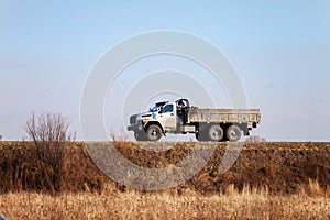 URAL NEXT - new russian off road 6x6 truck on a road