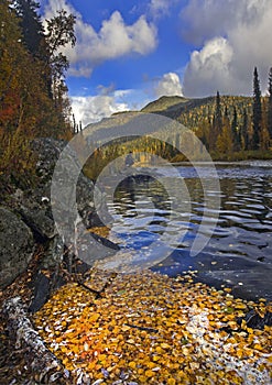 Urals mountain autumn