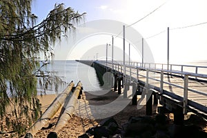 the Urangan Pier, Hervey Bay, Queensland, Australia