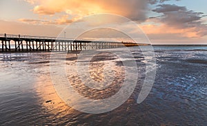 Urangan Pier at sunset Hervey Bay Queensland