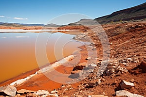 Uranium Mine Tailings Pond