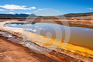 Uranium Mine Tailings Pond