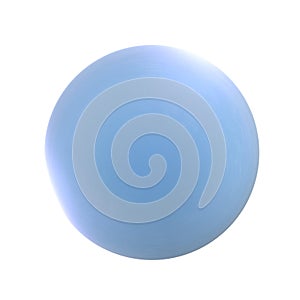 Uranus Planet on white. 3D illustration