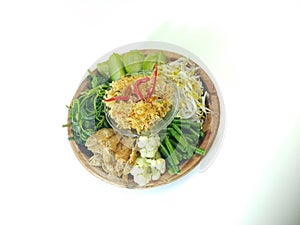 Urap is a traditional Indonesian dish photo