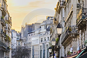 Urban aftenoon scene, paris, france