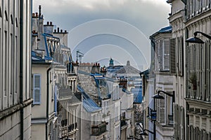 Urban aftenoon scene, paris, france