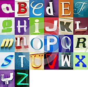 Urban alphabet