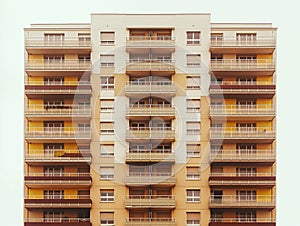 Urban Apartment Building Facade