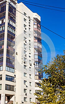 Urban autumn landscape