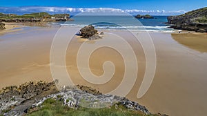 Urban Beach of Celorio, Las CÃ¡maras Beach, Los Curas Beach, Palombina Beach, Celorio, Llanes, Spain photo