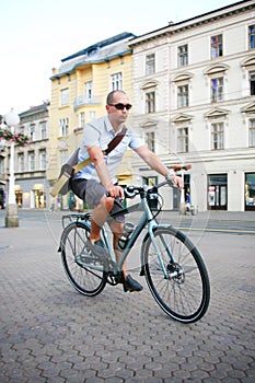 Urban biking photo