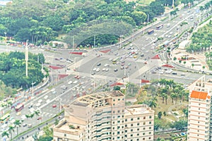 Urban buildings in Nanning, capital of Guangxi Province, China