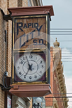 Urban center clock, Rapid City photo
