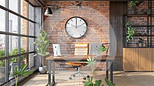 Urban Chic Desk Clock