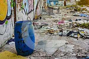 Urban Decay Background Scene