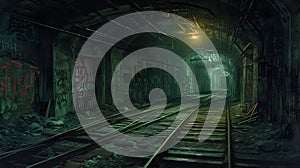 Urban Decay: Exploring the Subway Underworld./n