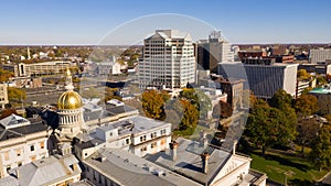 Urban Downtown City Skyline Trenton New Jersey State Capital