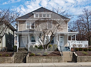 Urban Duplex Housing on Hill