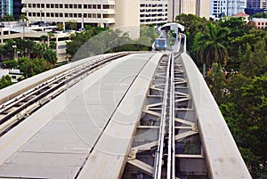 Urban Elevated Train Tracks