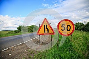 Urban environment. Signs and symbols. Typical Russia