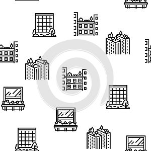 Urban Gardening Eco Vector Seamless Pattern