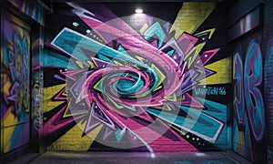 Urban Graffiti Burst