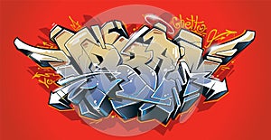 Urban Graffiti Vector Art