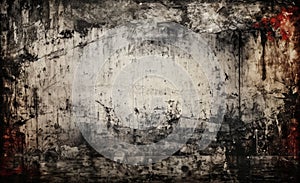 Urban Grunge Background - Gray Wall Texture with Rough Feel and Streetwise Atmosphere. Grunge wall texture background. Metropolis photo