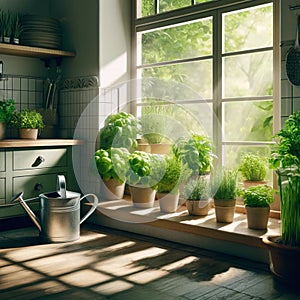 Urban Herb Oasis: Growing Herbs in Sun-Kissed Windowsill