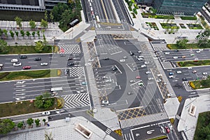 Urban highway crossroads - china