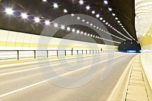 Urban highway road tunnel