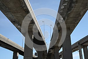 Urban highway viaducts