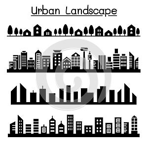 Urban Landscape, city  skyline vector illustratio