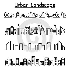 Urban Landscape, city  skyline vector illustration graphic design