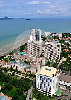 Urban Landscape of Pattaya city, Thailand