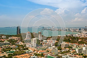 Urban Landscape of Pattaya city, Thailand