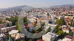 Urban landscape of Sarajevo