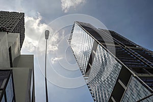 Urban landscape Singapore Asia financial district modern design office building business skyscraper