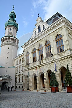 Urban landscape in Sopron (Ãâdenburg), Hungary