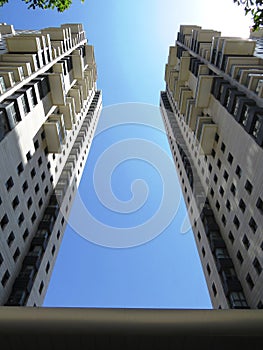 Urban landscape - Towers and Sky Scrapers in Tel Aviv