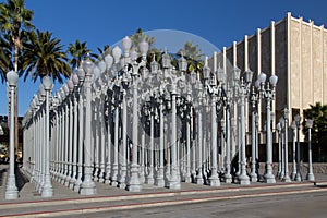 Urban Light Sculpture Los Angeles County Museum of Art