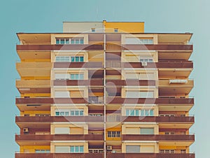 Urban Living: Apartment Building Facade