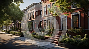 urban living townhouse building