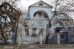 Urban manor XVIII-XIX centuries in Tokmakov Lane in Moscow, Russia photo