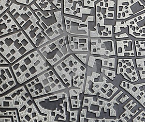 Urban map tile texture background