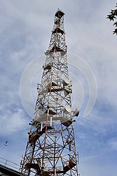 Urban Metal Cellular Antenna, Signal Tower this is the modern world