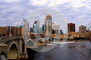 Urban Minneapolis Cityscape